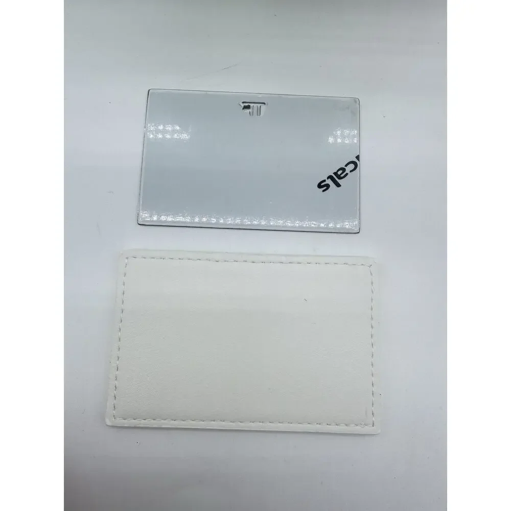Tom Ford Pocket Mirror With Card Case Wallet Holder White